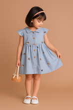 Load image into Gallery viewer, Klingaru Frock - Cute Dogs Denim
