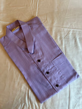 Load image into Gallery viewer, Klingaru Twinning Shirt - Lavender Self Stripes
