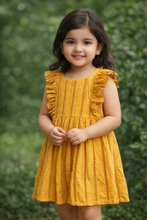 Load image into Gallery viewer, Klingaru Frock - Mustard Hokoba Dress
