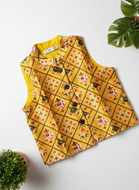 Klingaru Festive Mustard Patola Jacket