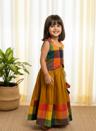 Cotton Lehanga , girls ethnic wear, comfortable wear 