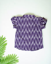 Load image into Gallery viewer, Klingaru Shirt - Purple Ikat
