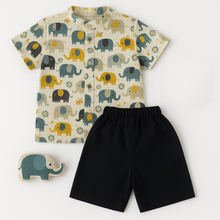 Load image into Gallery viewer, Klingaru Shirt - Mustard Black Ellie Shirt
