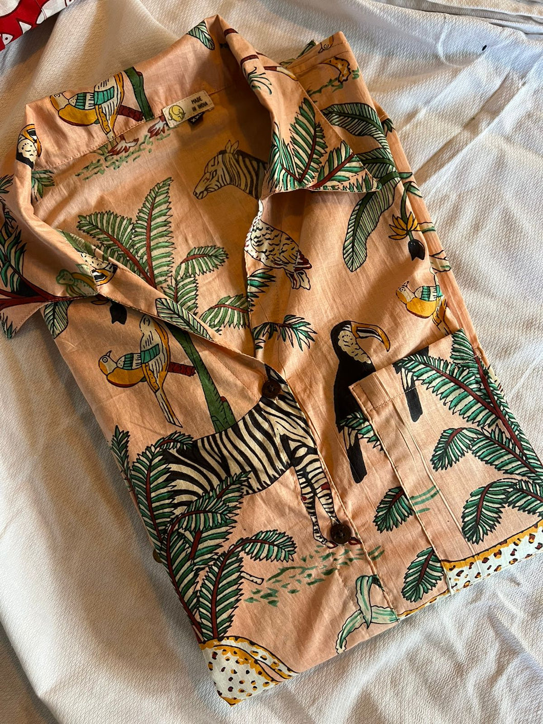 Klingaru Women Shirt - Peach Jungle - PREORDER