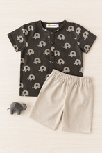 Load image into Gallery viewer, Klingaru Unisex Short Kurta - Grey Small Ellie
