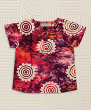 Charger l&#39;image dans la galerie, Klingaru Round Neck UNISEX Short Kurta - Pink Purple Blue Tie and Dye Holi Special
