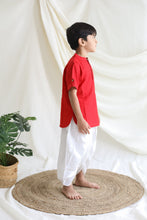 Load image into Gallery viewer, Klingaru Short Kurta - Bright Red
