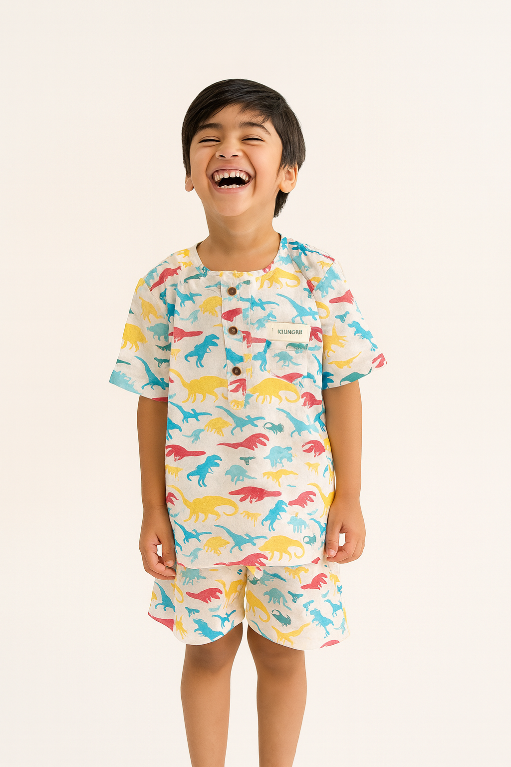 Klingaru Summer Short Set  -  Dino
