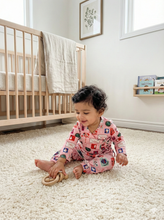 Load image into Gallery viewer, Unisex Jhabla Style - Pink Letters
