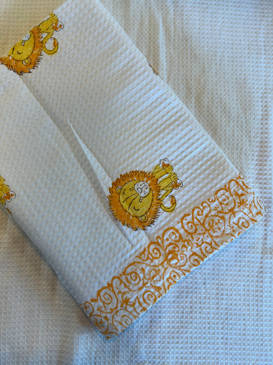 Klingaru Waffle Towel - Lion