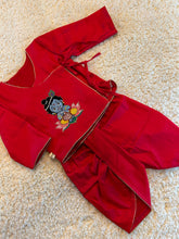 Load image into Gallery viewer, Newborn Long Kurta Dhoti Set - Krishna Festive
