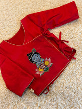 Load image into Gallery viewer, Newborn Long Kurta Dhoti Set - Krishna Festive
