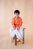 Klingaru Shirt - Orange Ikat