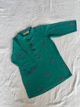 Load image into Gallery viewer, Klingaru Long Kurta - South Cotton Rama Green

