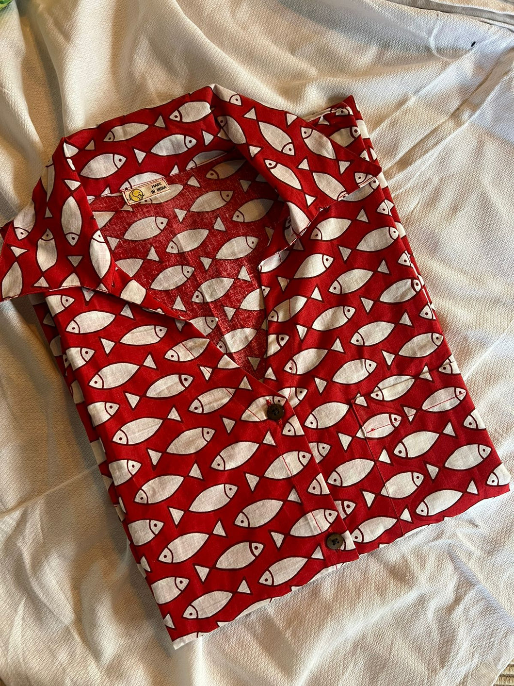 Klingaru Women Shirt - Red Fish - XXL