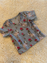 Load image into Gallery viewer, Unisex Newborn Jhabla Set - Blue Pichwai (0-4 Months)
