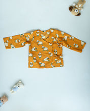 Load image into Gallery viewer, Unisex Newborn Jhabla Set -  Sheep Print   (3-6 Months)
