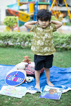 Load image into Gallery viewer, Klingaru Short Kurta - Dabu Green Ellie ( Last piece size 6-12 Months)
