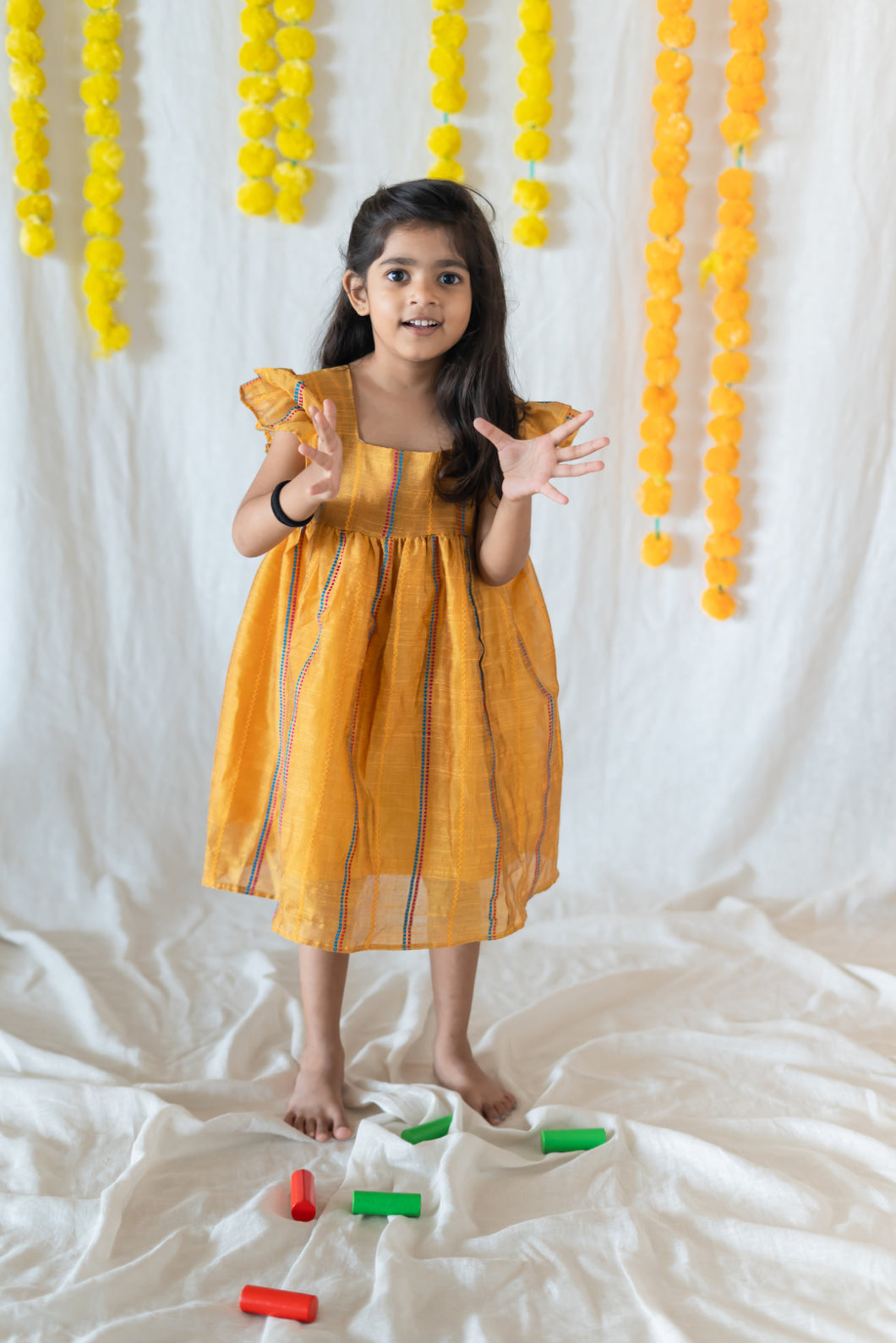 Kid Haldi Dress For Boy Klingaru Short Kurta Haldi Yellow