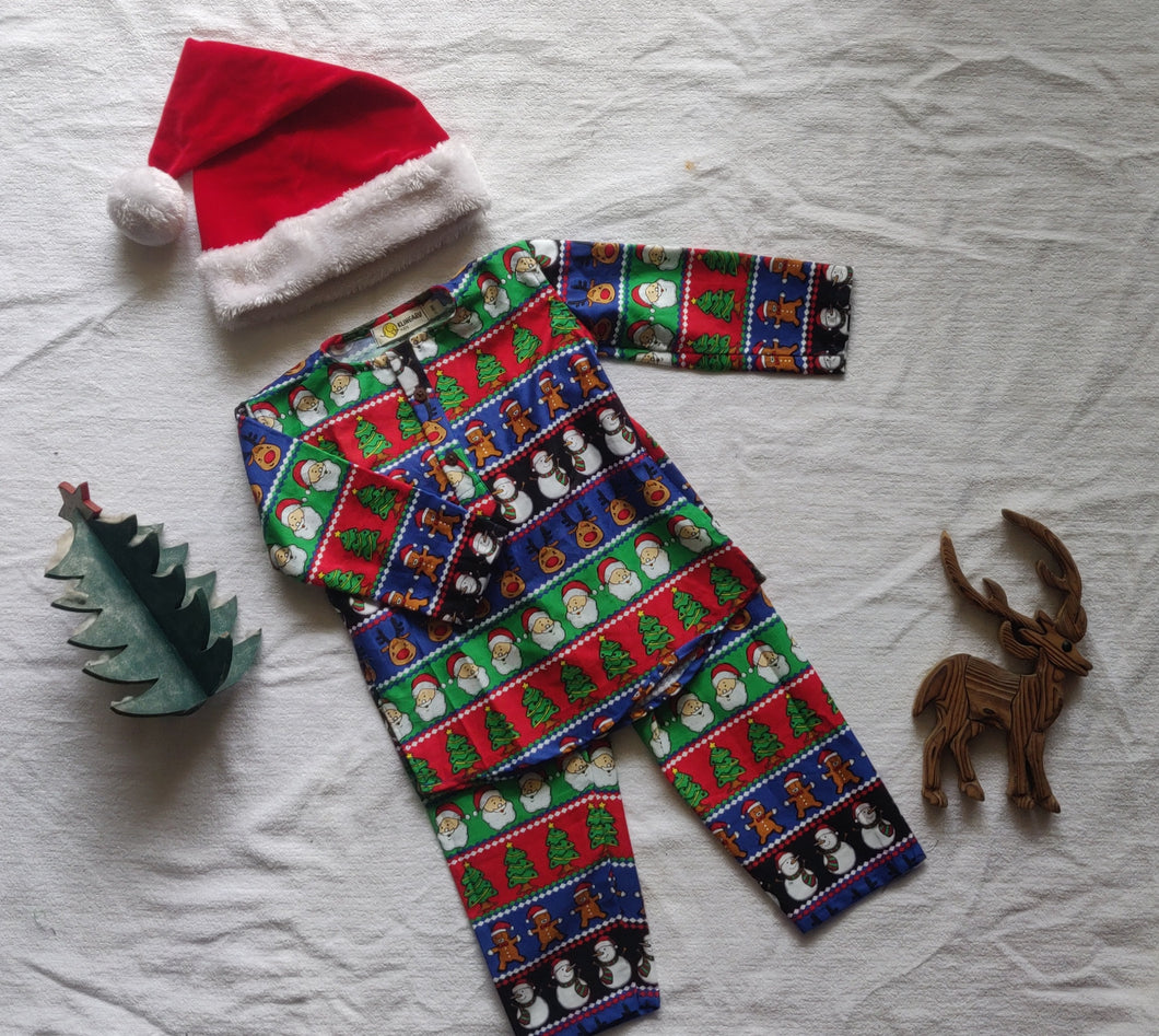Klingaru Christmas PJ Set Night Suit