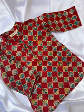 Load image into Gallery viewer, Klingaru Long Kurta - Red Flowers
